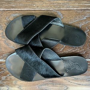 Ancient Greek Pony hair sandals